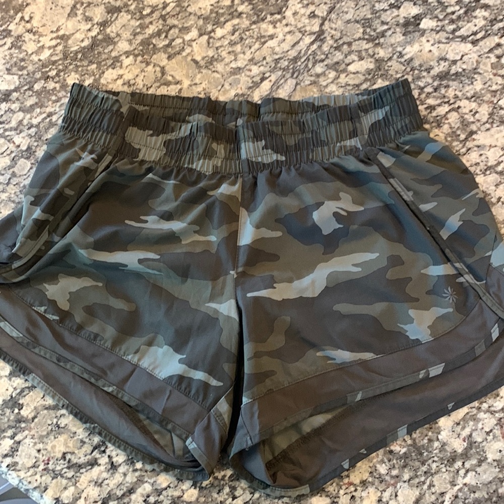 Athleta Mesh Racer Short “4